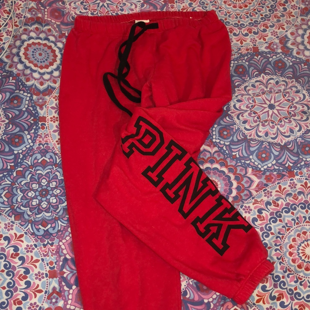 Pink brand sweats